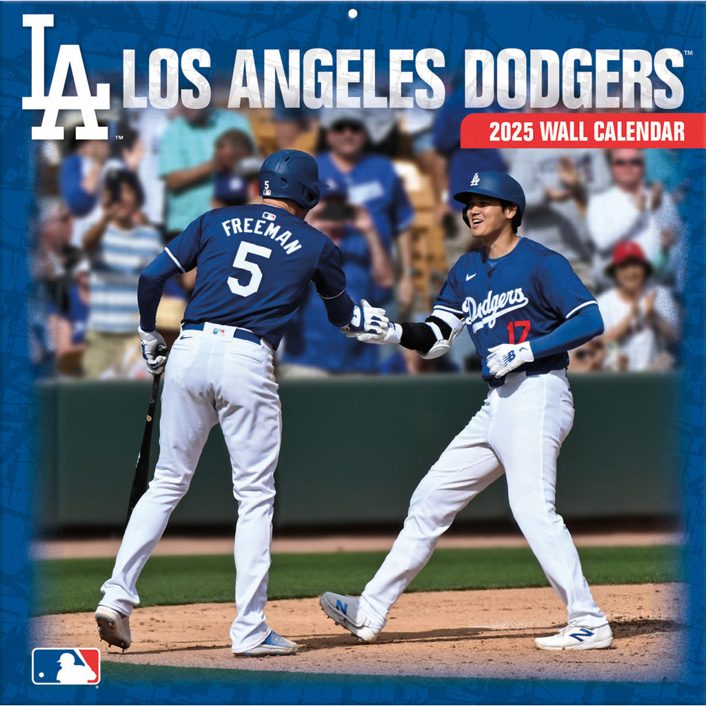 MLB Los Angeles Dodgers 2024-2025 12&quot; x 12&quot; Team Wall Calendar