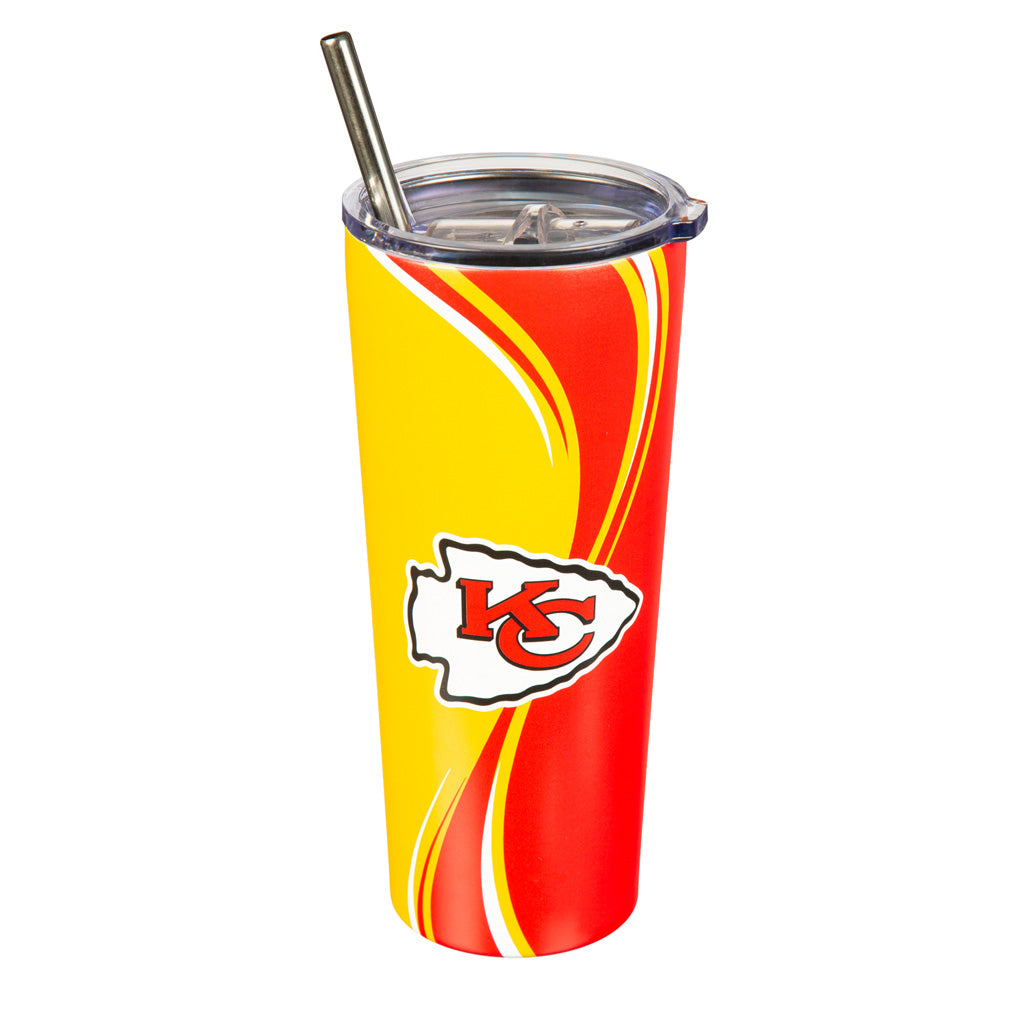 NFL Kansas City Chiefs Evergreen 20oz Steel Tumbler