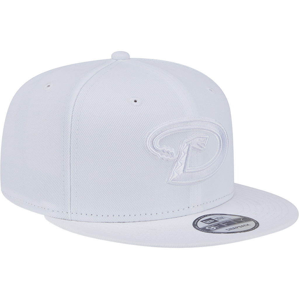 MLB Arizona Diamondbacks New Era White on White 9FIFTY Snapback Hat