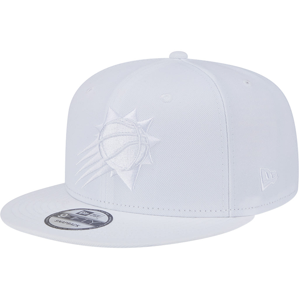 NBA Phoenix Suns New Era White on White 9FIFTY Snapback Hat