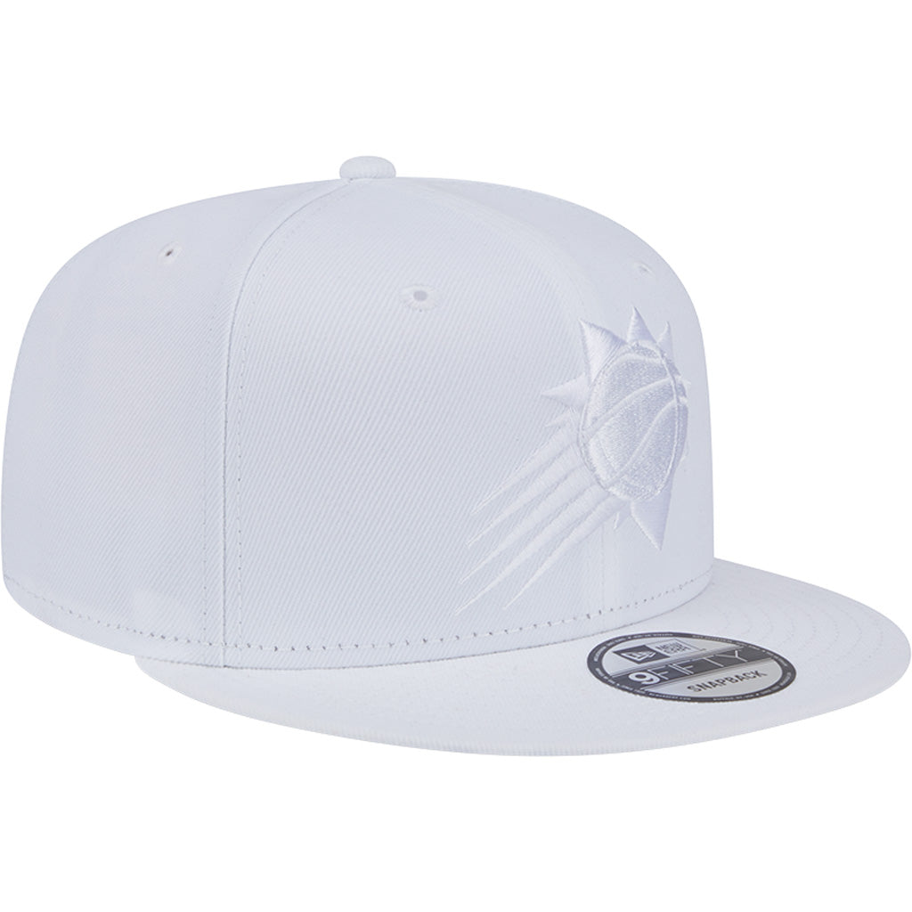 NBA Phoenix Suns New Era White on White 9FIFTY Snapback Hat