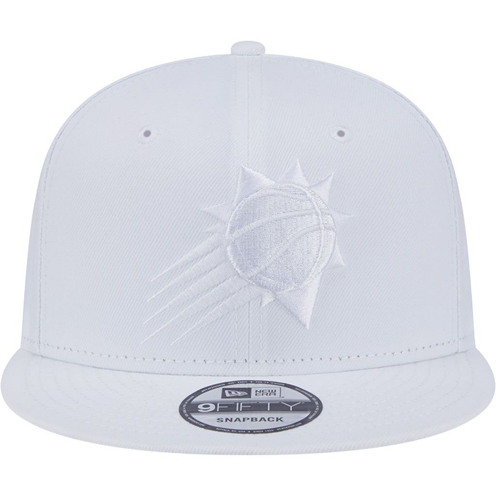 NBA Phoenix Suns New Era White on White 9FIFTY Snapback Hat