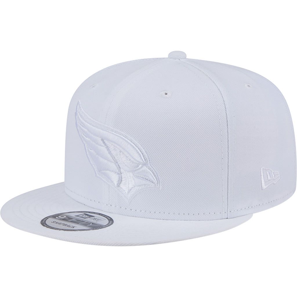 NFL Arizona Cardinals New Era White on White 9FIFTY Snapback Hat