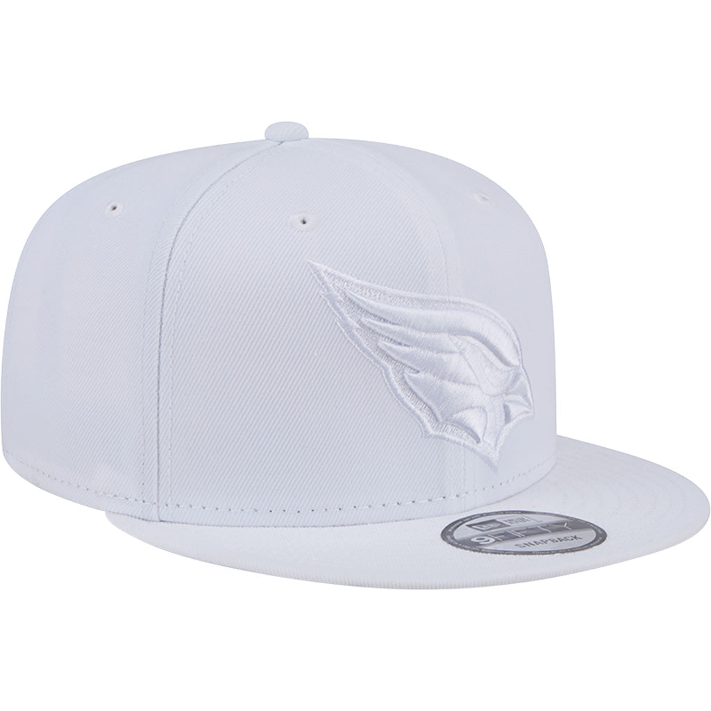 NFL Arizona Cardinals New Era White on White 9FIFTY Snapback Hat