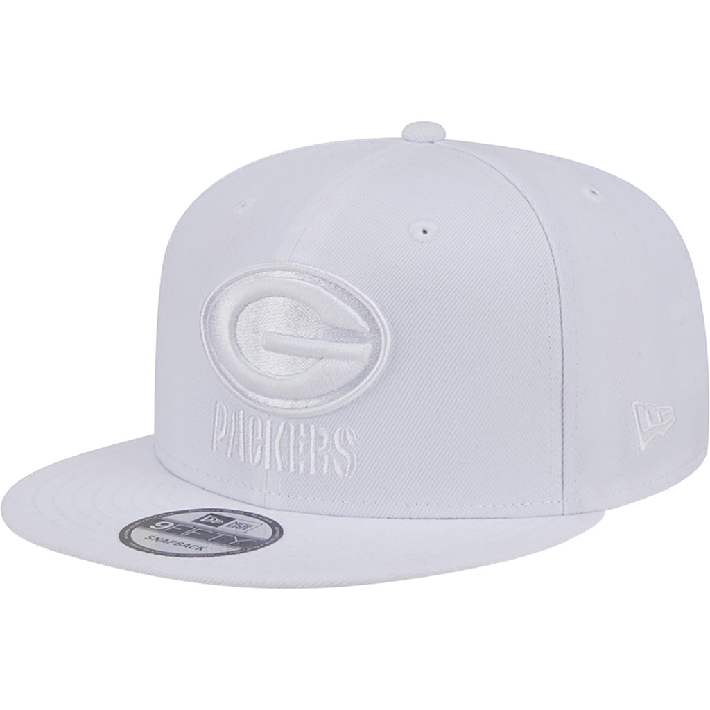 NFL Green Bay Packers New Era White on White 9FIFTY Snapback Hat