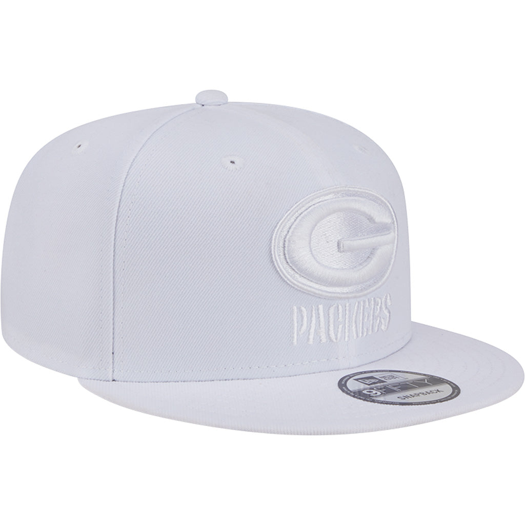 NFL Green Bay Packers New Era White on White 9FIFTY Snapback Hat