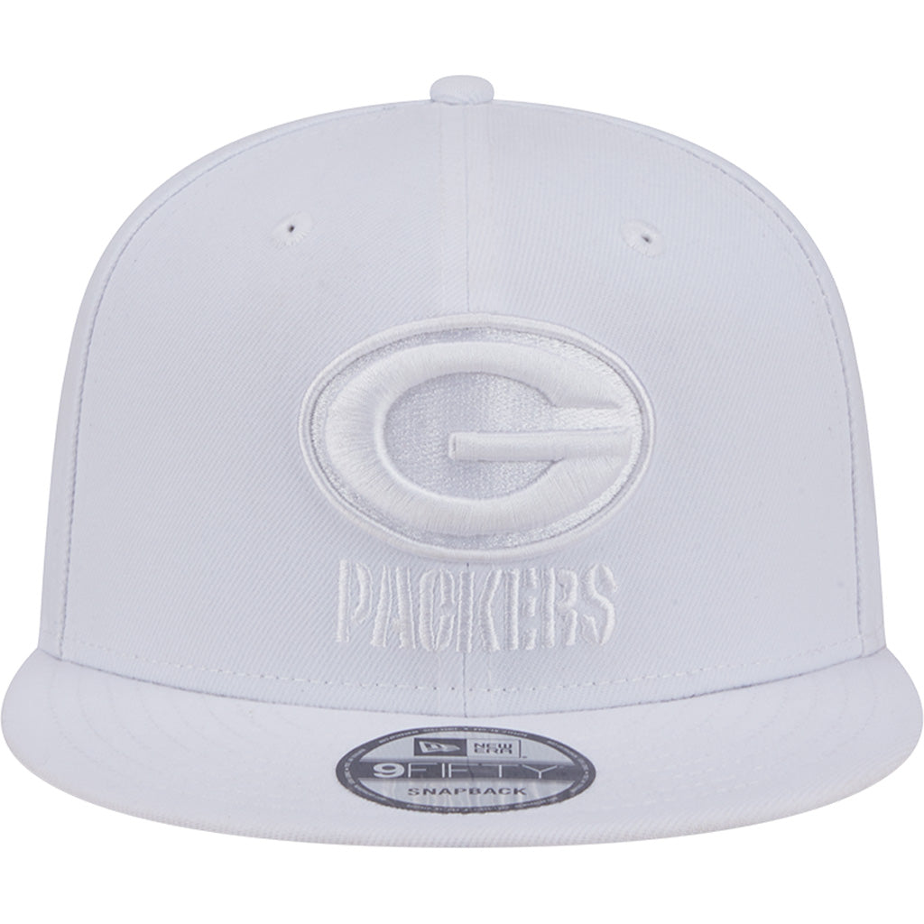 NFL Green Bay Packers New Era White on White 9FIFTY Snapback Hat