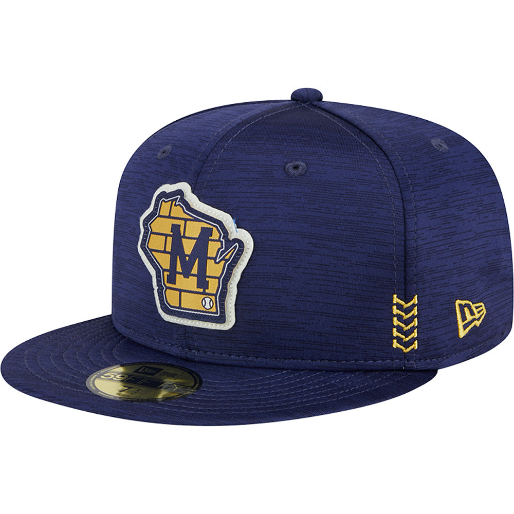 MLB Milwaukee Brewers New Era 2024 Clubhouse 59FIFTY Fitted