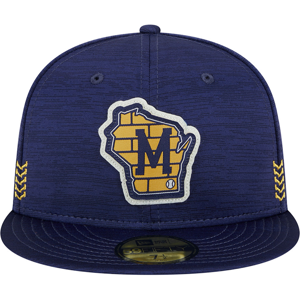 MLB Milwaukee Brewers New Era 2024 Clubhouse 59FIFTY Fitted