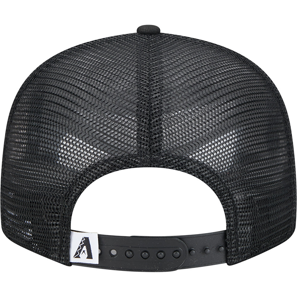 MLB Arizona Diamondbacks New Era Black &amp; White Trucker 9FIFTY Snapback