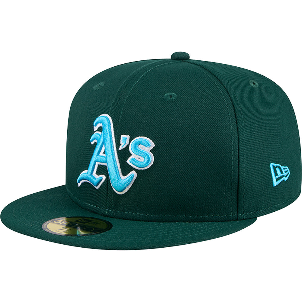 MLB Oakland Athletics New Era 2024 Father&#39;s Day On-Field 59FIFTY Fitted Hat