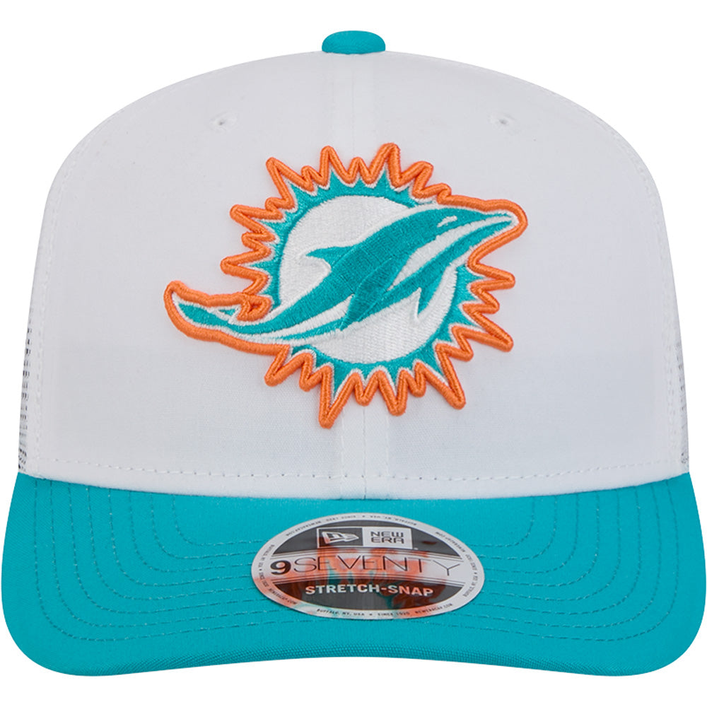 NFL Miami Dolphins New Era 2024 Training 9SEVENTY Stretch-Snapback