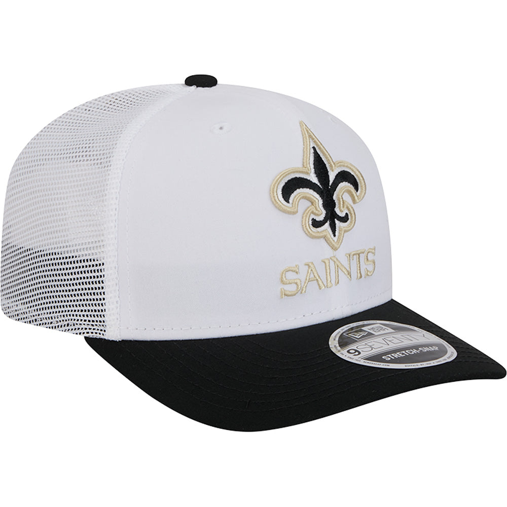 NFL New Orleans Saints New Era 2024 Training 9SEVENTY Stretch-Snapback