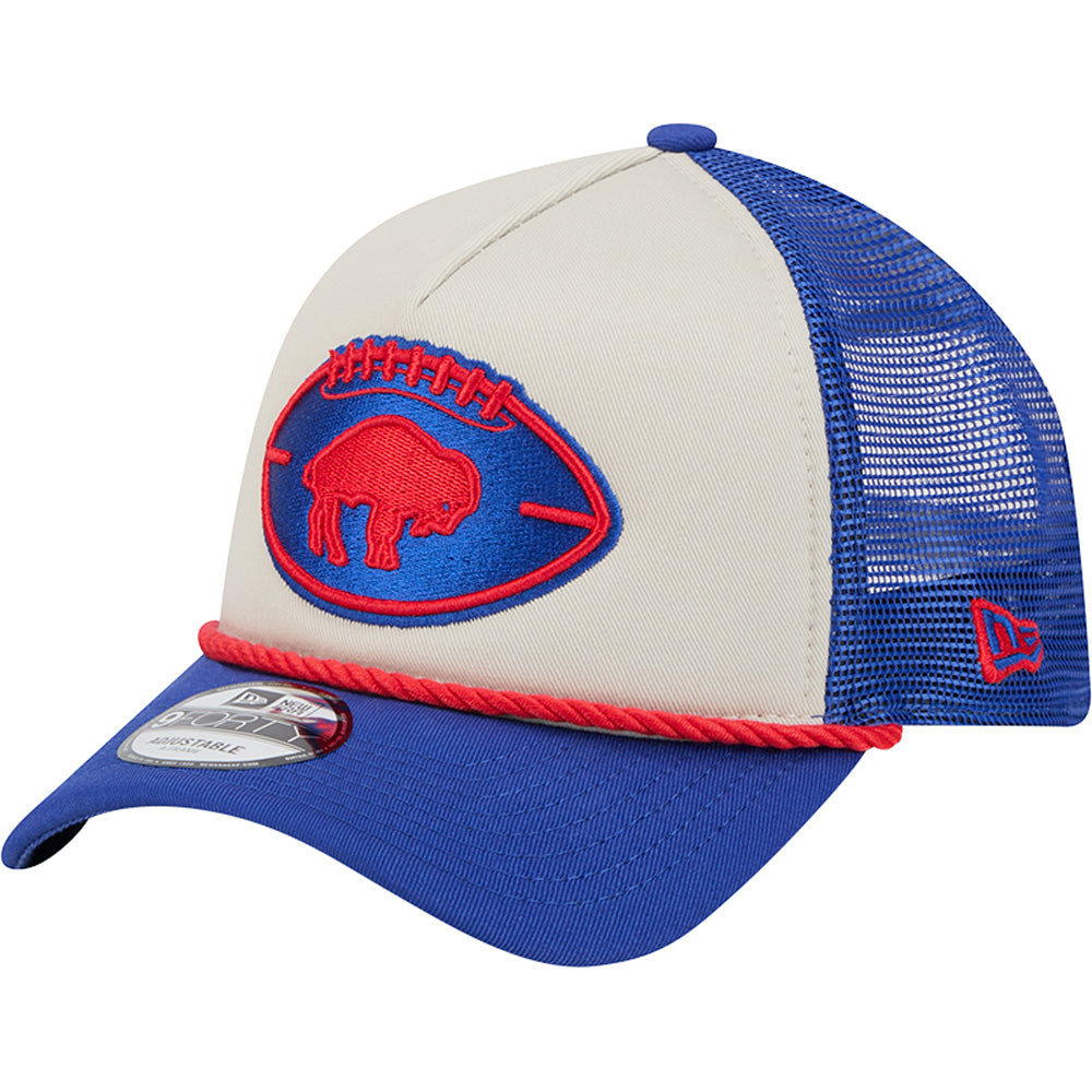 NFL Buffalo Bills 2024/25 Sideline Historic A-Frame 9FORTY Snapback Hat