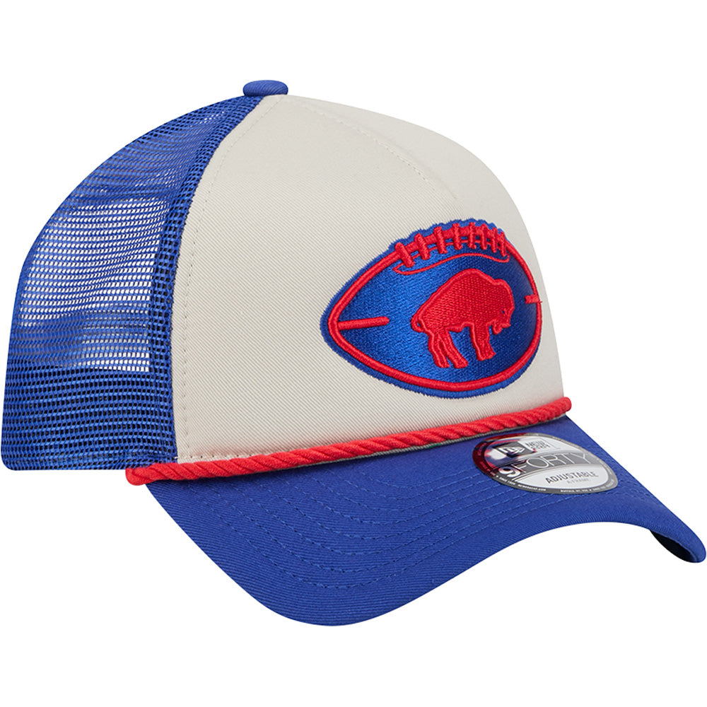 NFL Buffalo Bills 2024/25 Sideline Historic A-Frame 9FORTY Snapback Hat