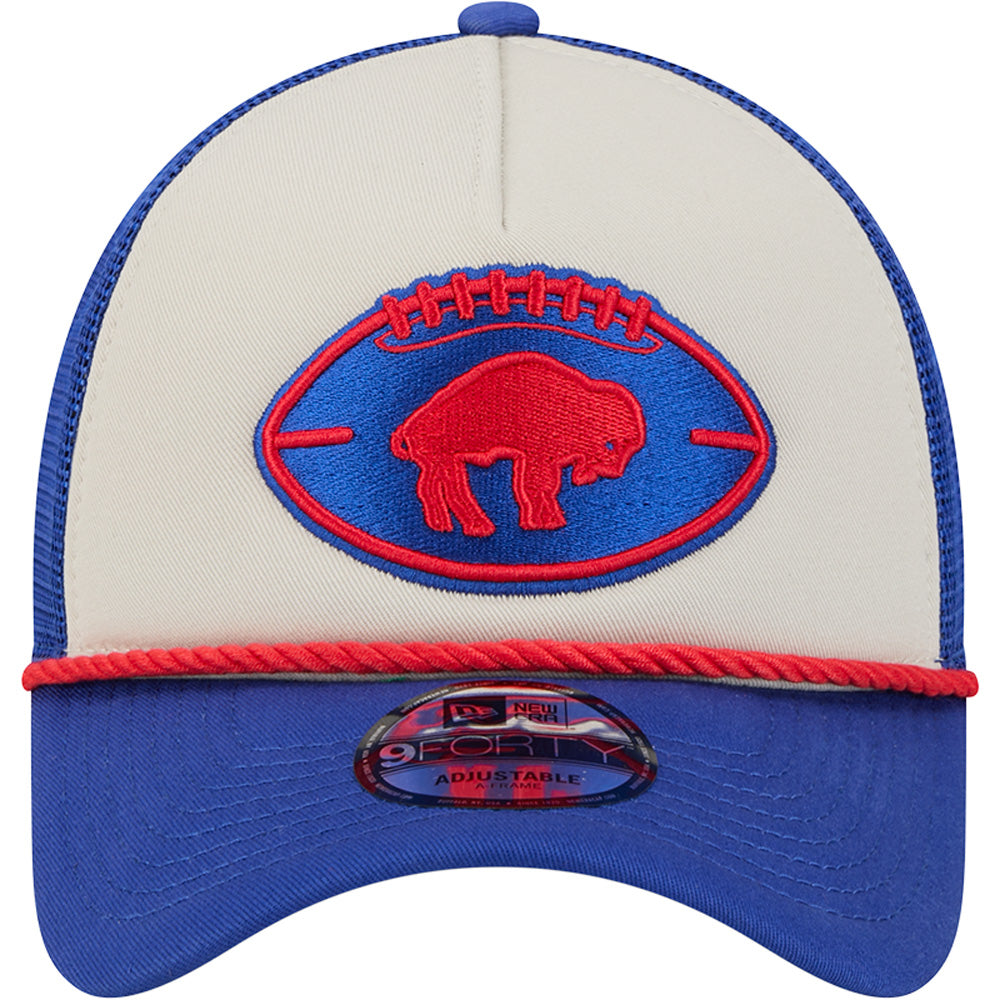 NFL Buffalo Bills 2024/25 Sideline Historic A-Frame 9FORTY Snapback Hat