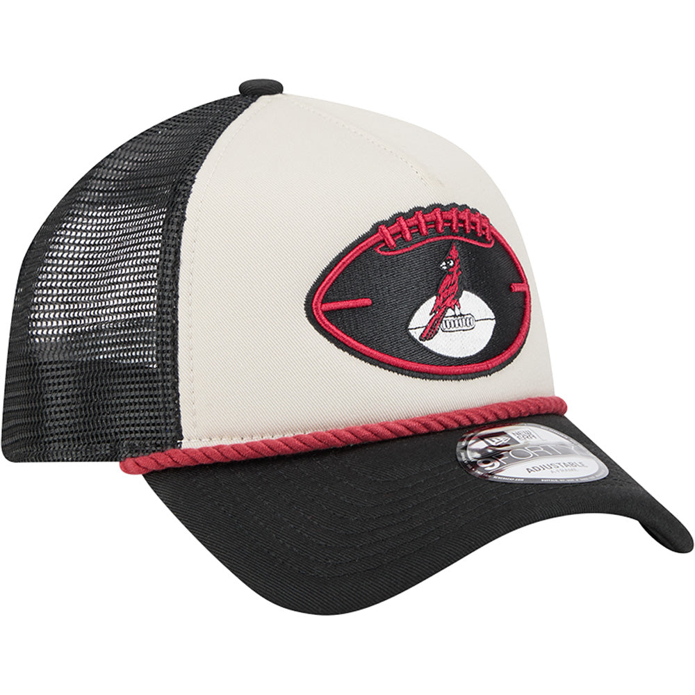 NFL Arizona Cardinals 2024/25 Sideline Historic A-Frame 9FORTY Snapback Hat