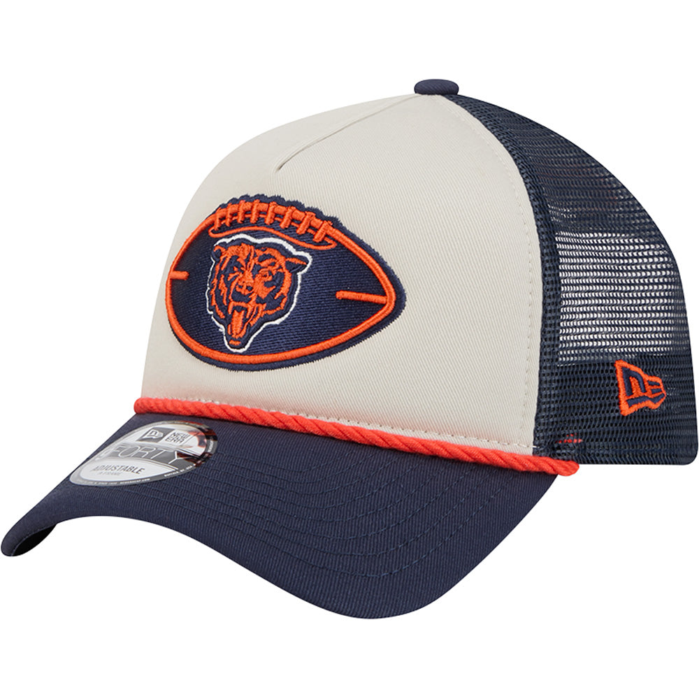 NFL Chicago Bears 2024/25 Sideline Historic A-Frame 9FORTY Snapback Hat