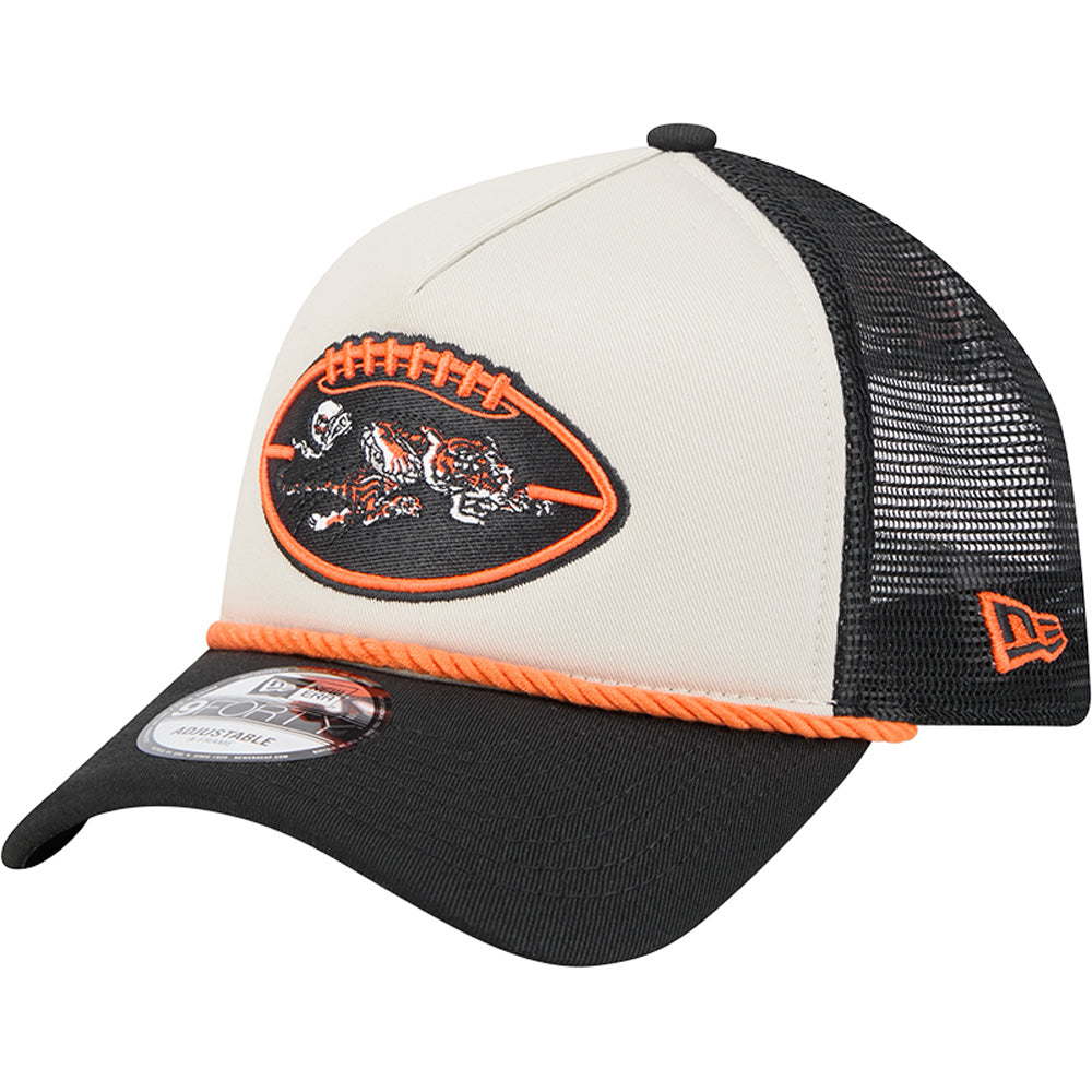 NFL Cincinnati Bengals 2024/25 Sideline Historic A-Frame 9FORTY Snapback Hat