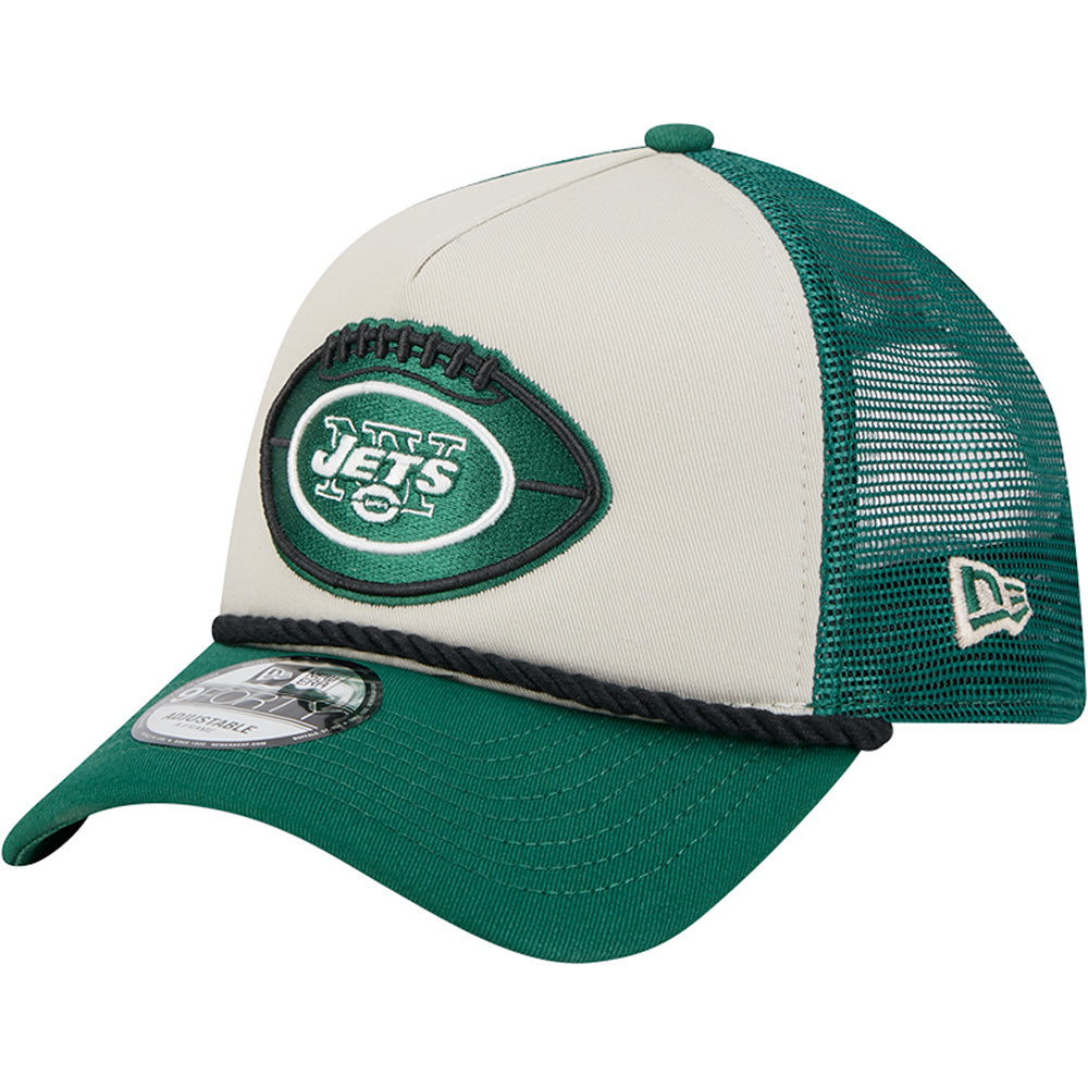 NFL New York Jets 2024/25 Sideline Historic A-Frame 9FORTY Snapback Hat