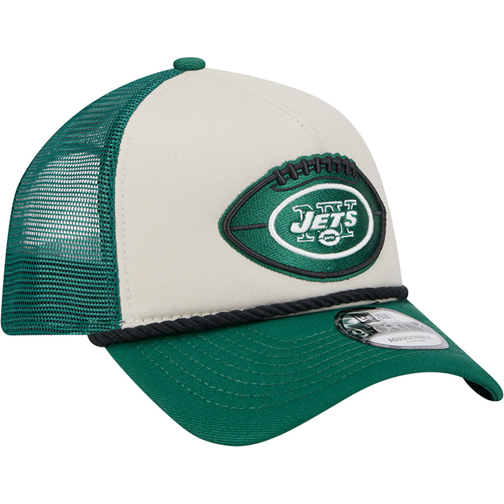 NFL New York Jets 2024/25 Sideline Historic A-Frame 9FORTY Snapback Hat