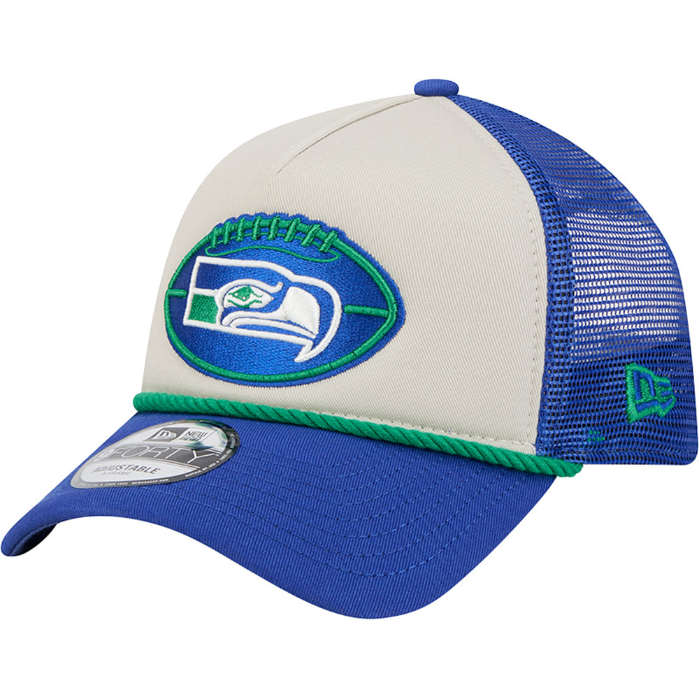 NFL Seattle Seahawks 2024/25 Sideline Historic A-Frame 9FORTY Snapback Hat