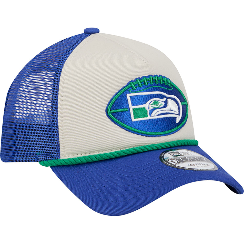 NFL Seattle Seahawks 2024/25 Sideline Historic A-Frame 9FORTY Snapback Hat