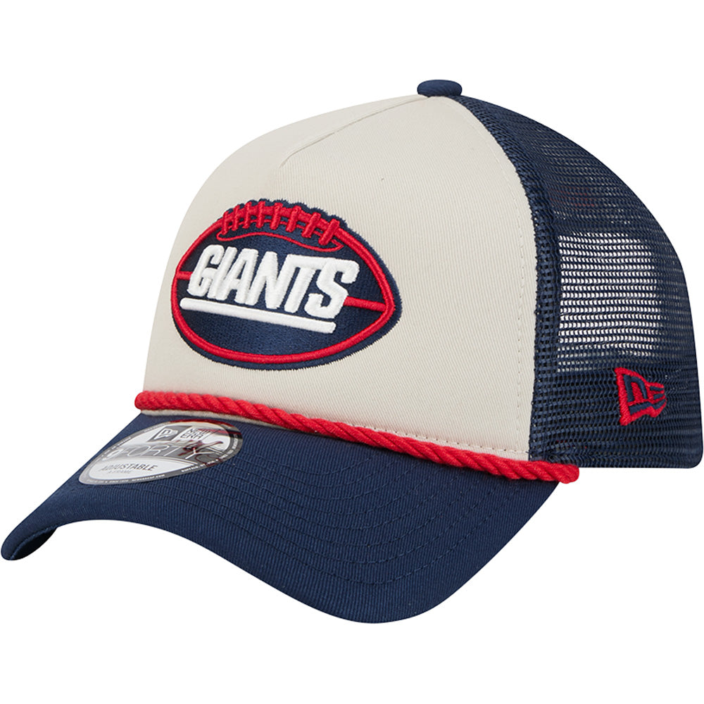 NFL New York Giants 2024/25 Sideline Historic A-Frame 9FORTY Snapback Hat