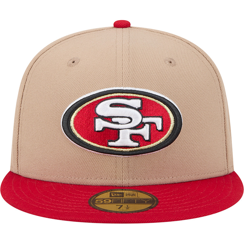 NFL San Francisco 49ers New Era Camel 59FIFTY Fitted