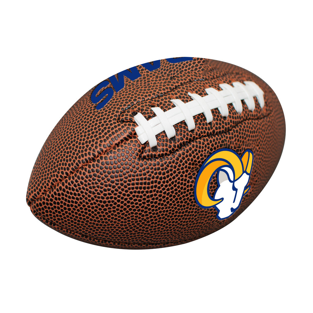 NFL Los Angeles Rams Logo Brands Mini Composite Ball