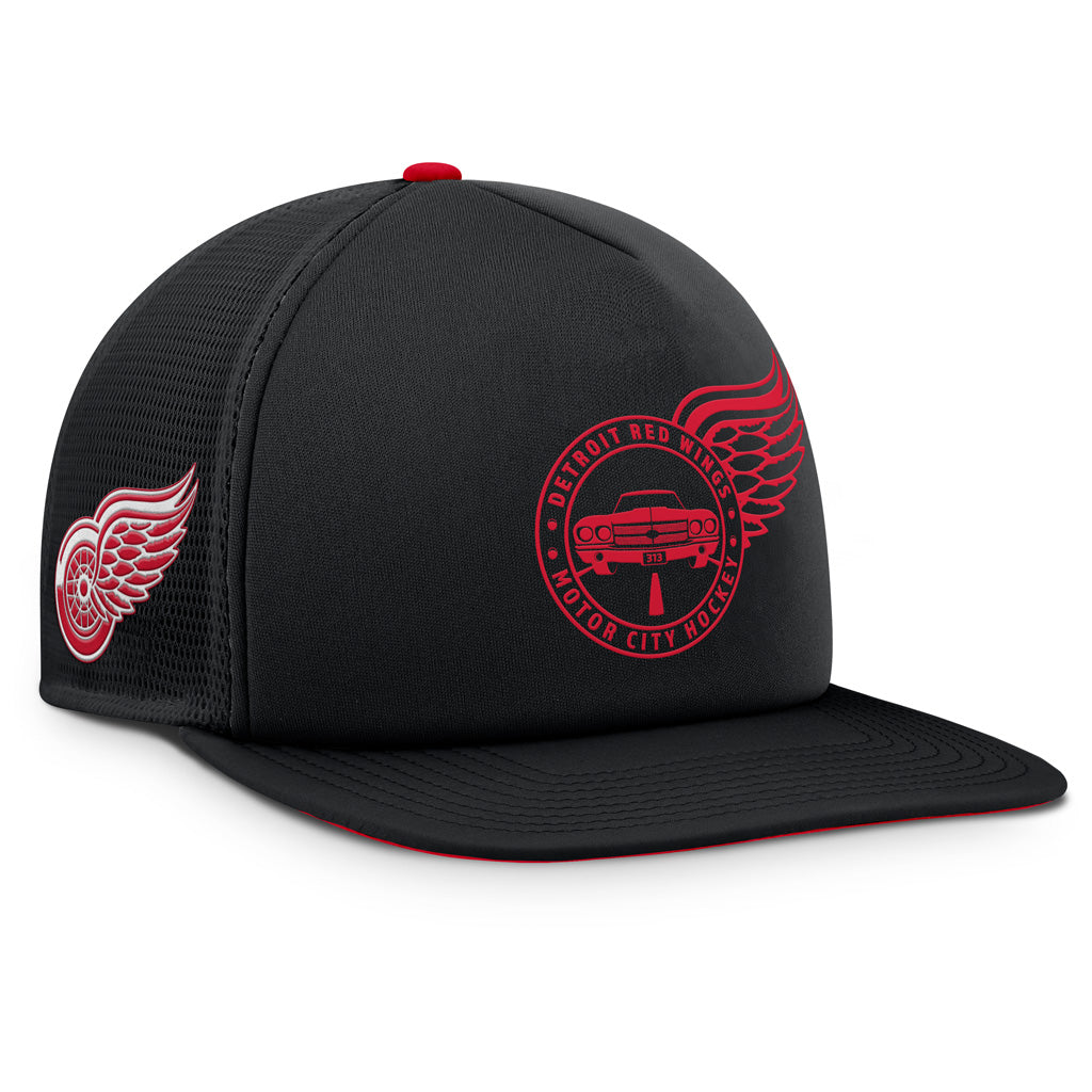 NHL Detroit Red Wings Fanatics Hometown Foam Snapack Hat