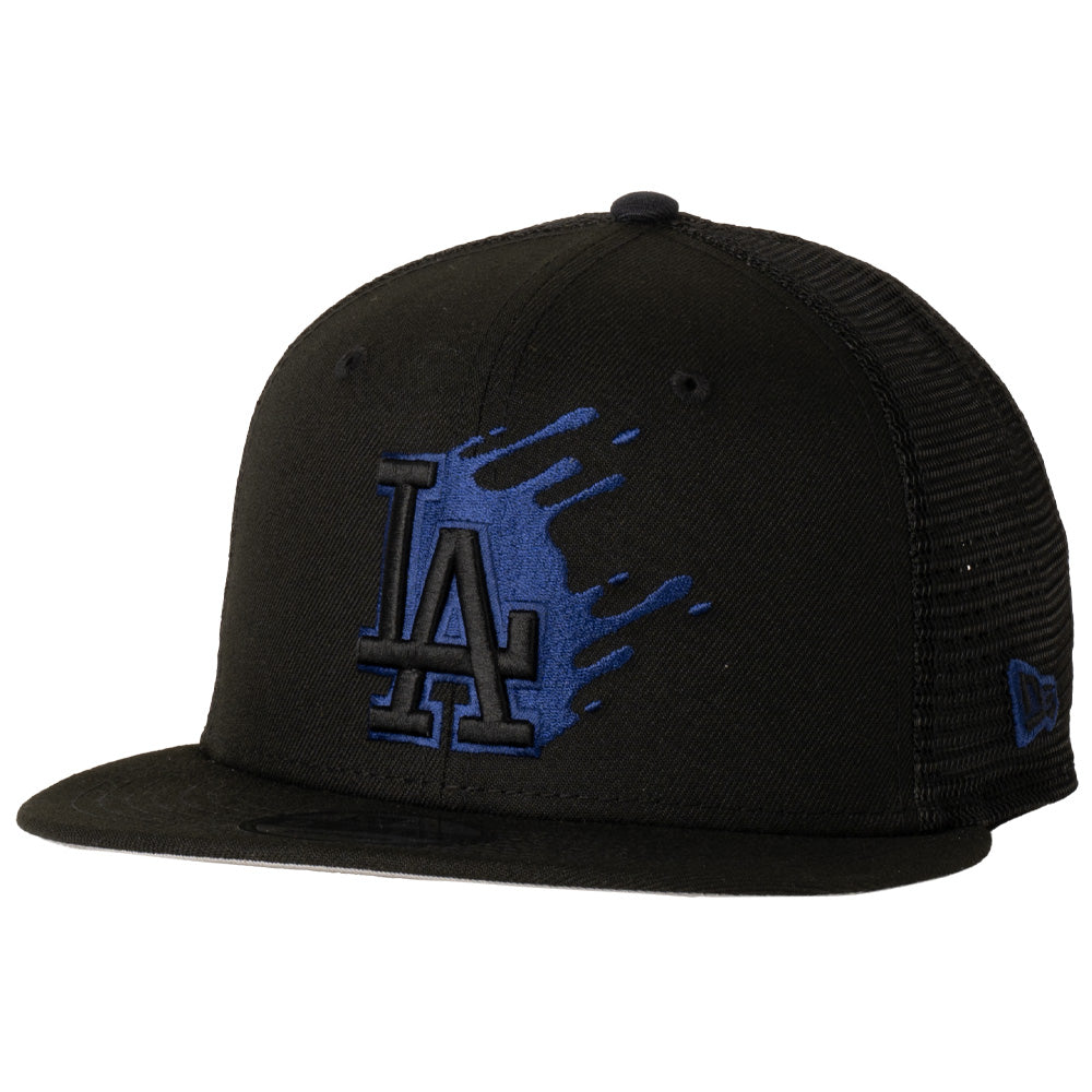 MLB Los Angeles Dodgers New Era Splatter 9FIFTY Trucker Snapback Hat