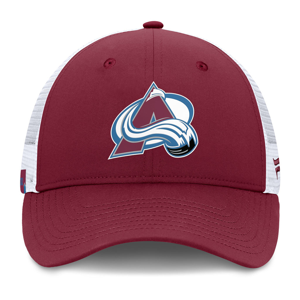 NHL Colorado Avalanche Fanatics Authentic Pro Tucker Snapack Hat