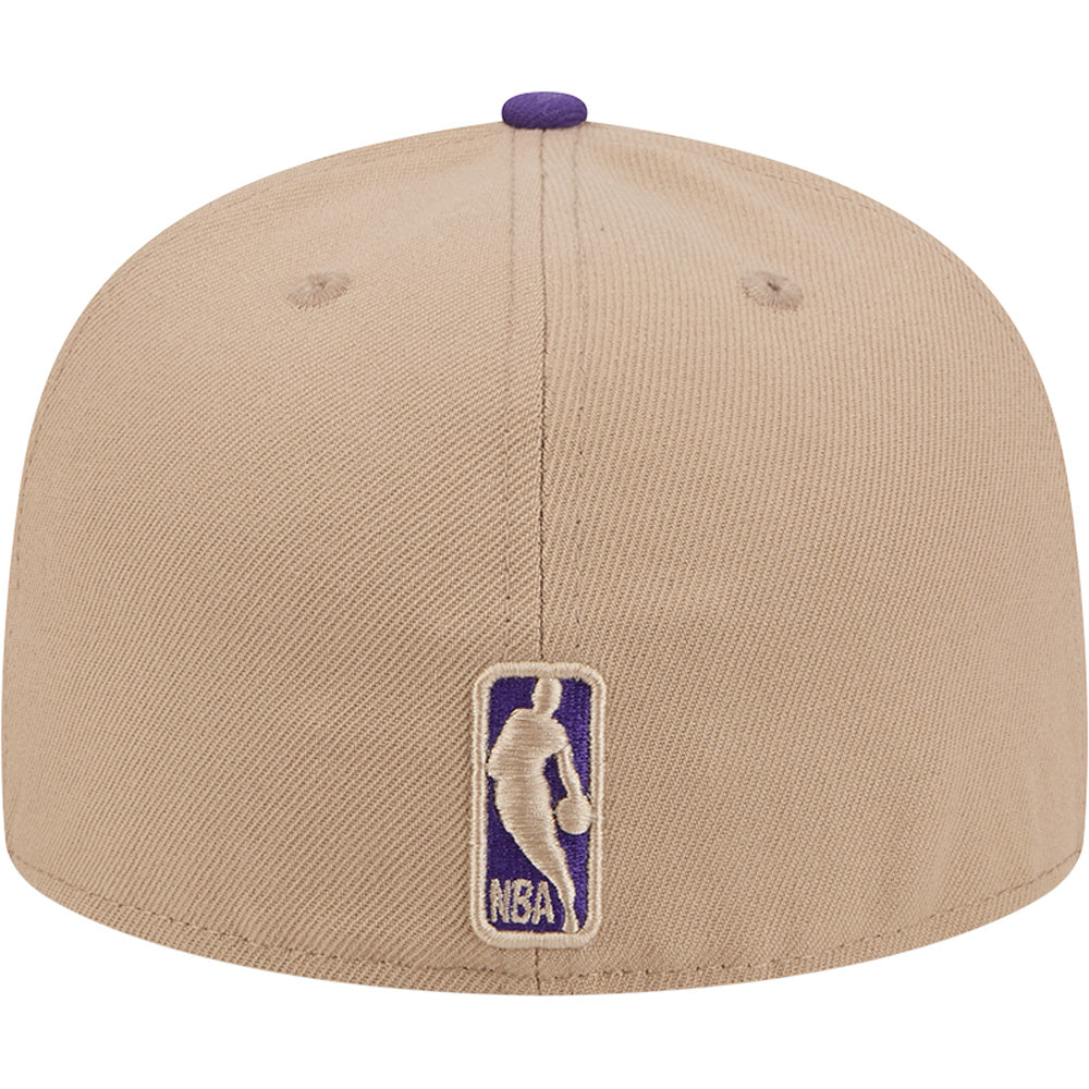 NBA Los Angeles Lakers New Era Camel 59FIFTY Fitted