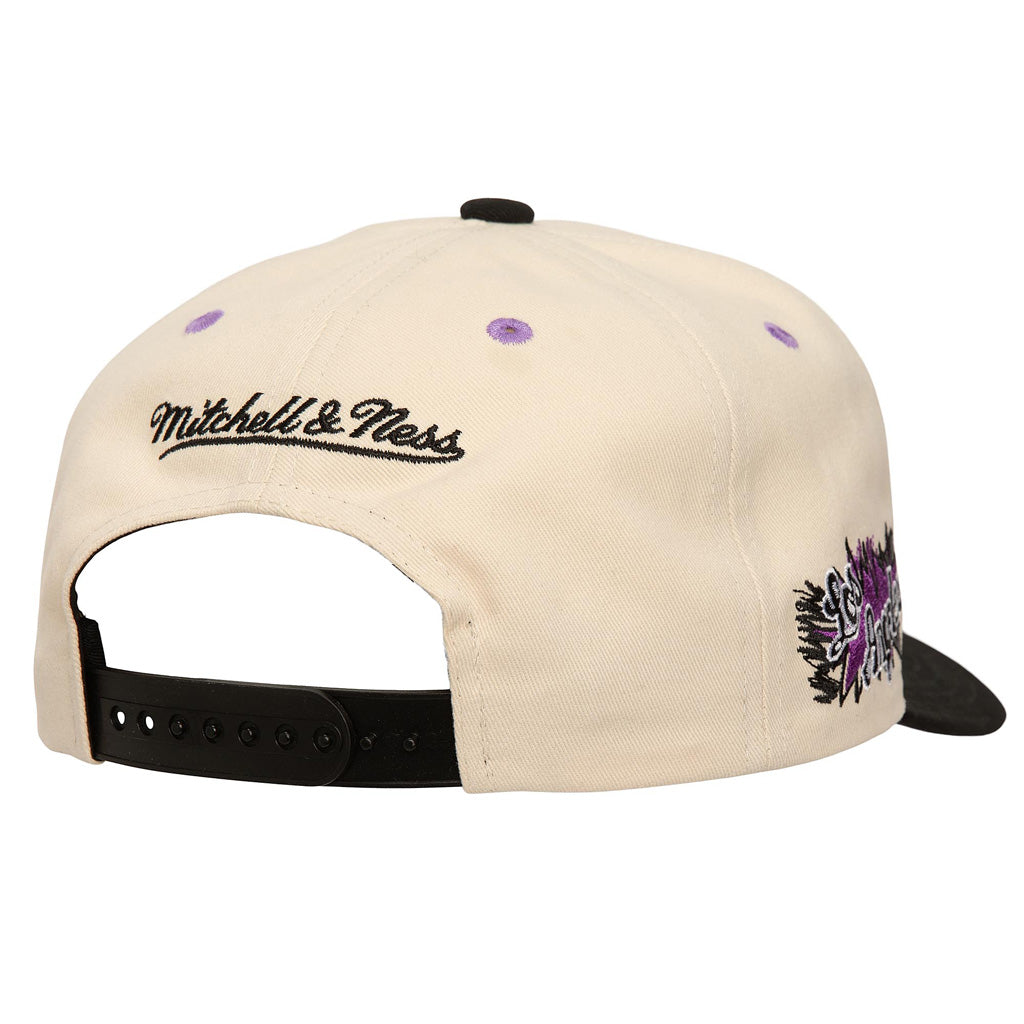 NBA Los Angeles Lakers Mitchell &amp; Ness Overspray Pro Snapback