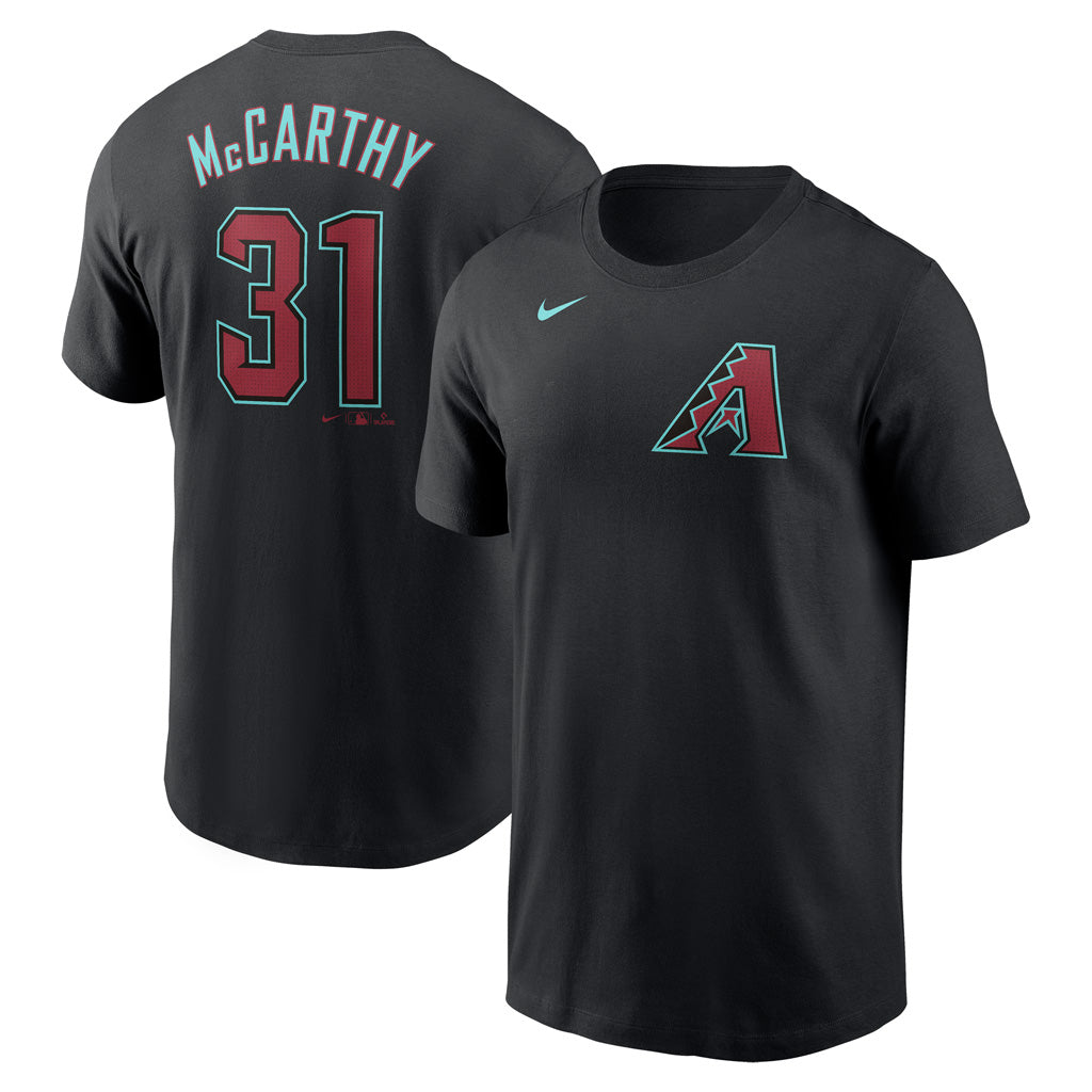 MLB Arizona Diamondbacks Jake McCarthy Nike FUSE Alternate Name &amp; Number Tee