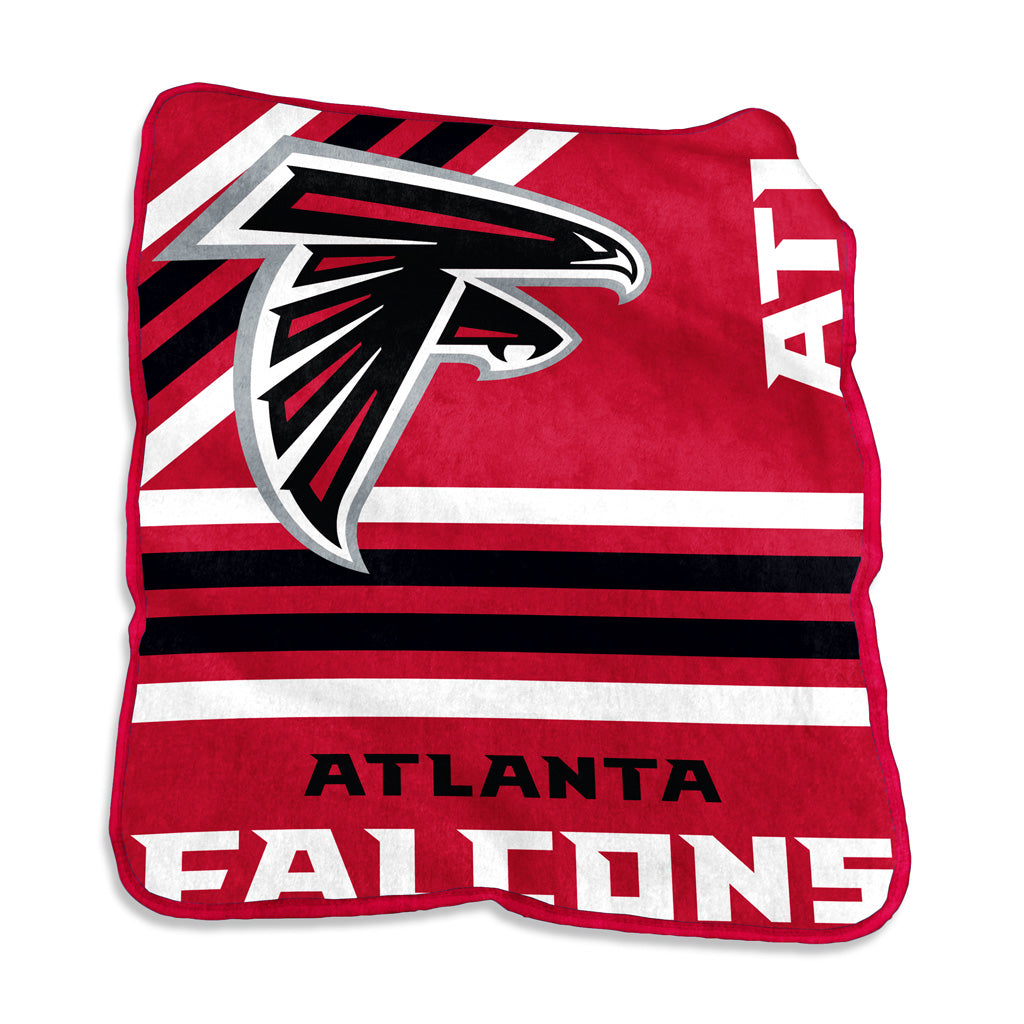 NFL Atlanta Falcons Logo Brands 50x60 Raschel Blanket