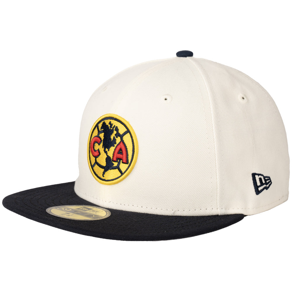 Club America New Era Yellow Logo 59FIFTY Fitted