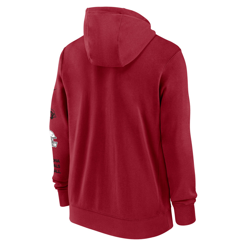 NFL Arizona Cardinals Nike Club Full Zip Hoodie