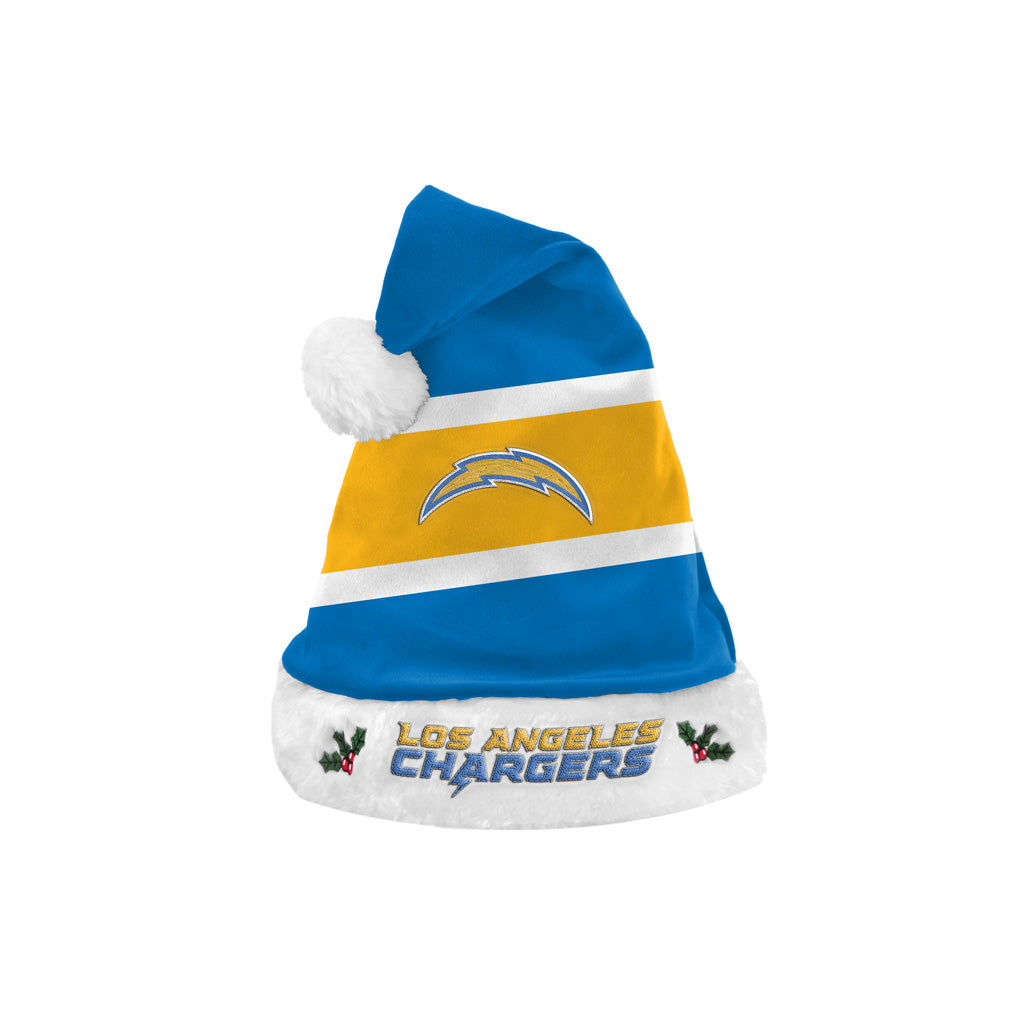 NFL Los Angeles Chargers FOCO Basic Santa Hat