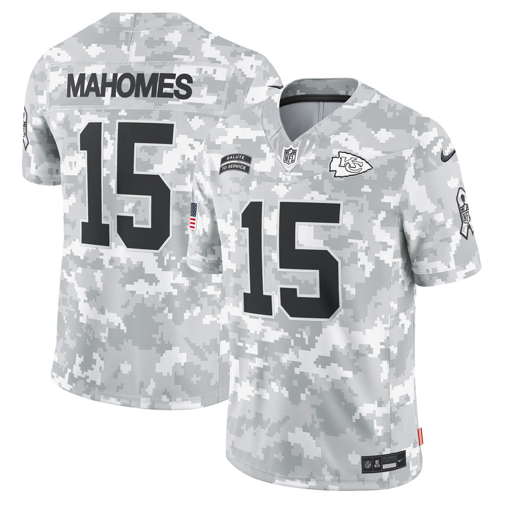 NFL Kansas City Chiefs Patrick Mahomes Nike 2024 Salute to Service Limited Jersey