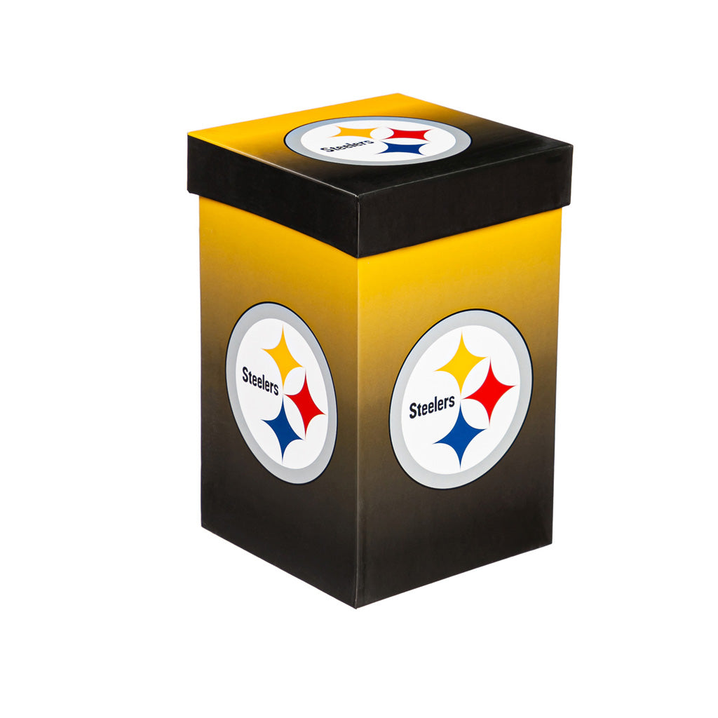 NFL Pittsburgh Steelers Evergreen 17oz Boxed Travel Latte Mug