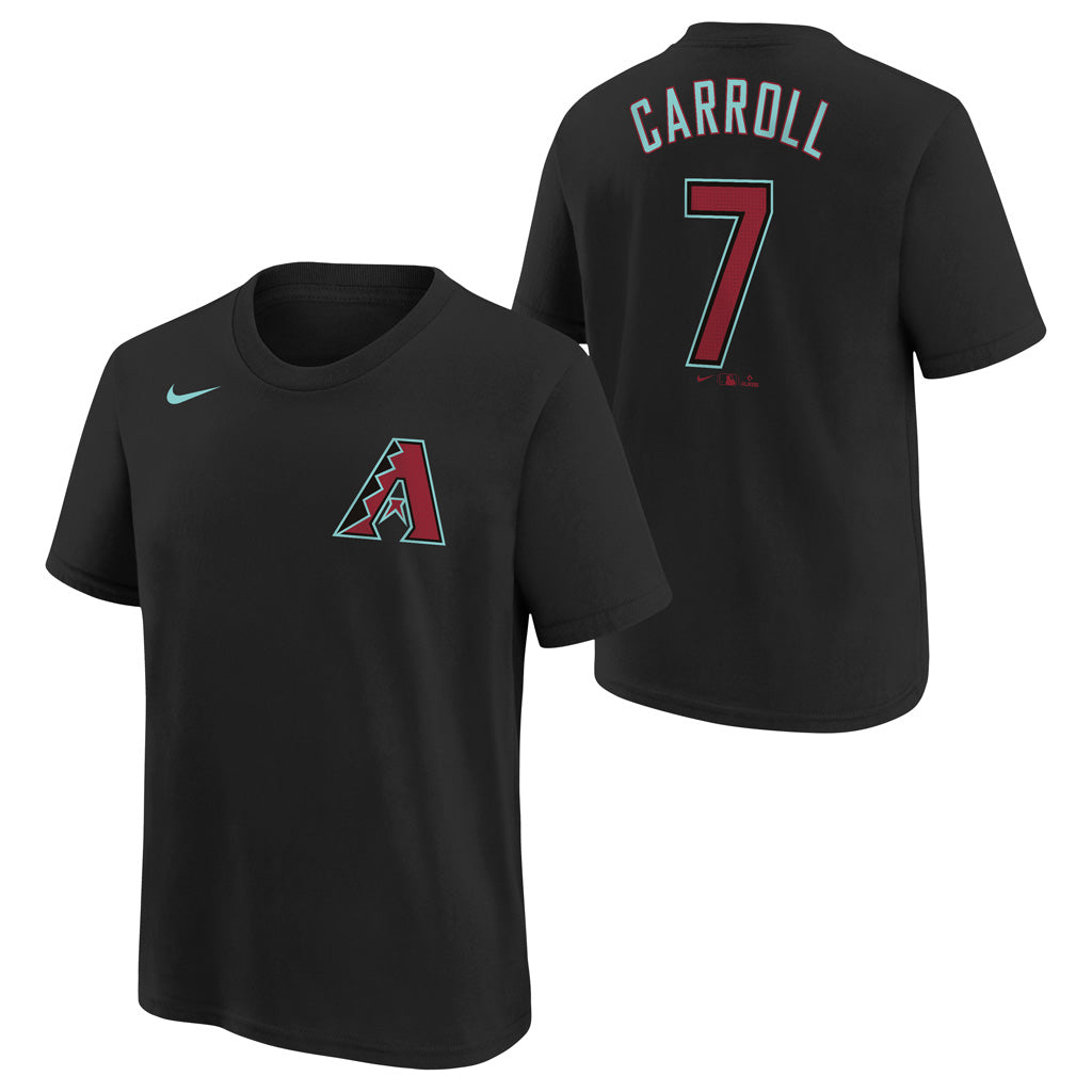 MLB Arizona Diamondbacks Corbin Carroll Youth Nike Name &amp; Number Tee