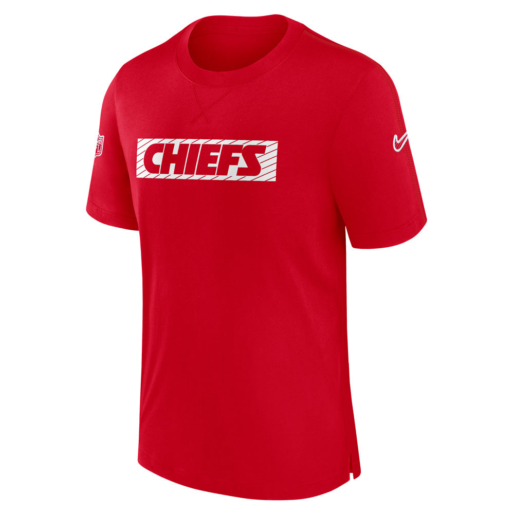 NFL Kansas City Chiefs Nike Sideline Player Performance T-Shirt - Red