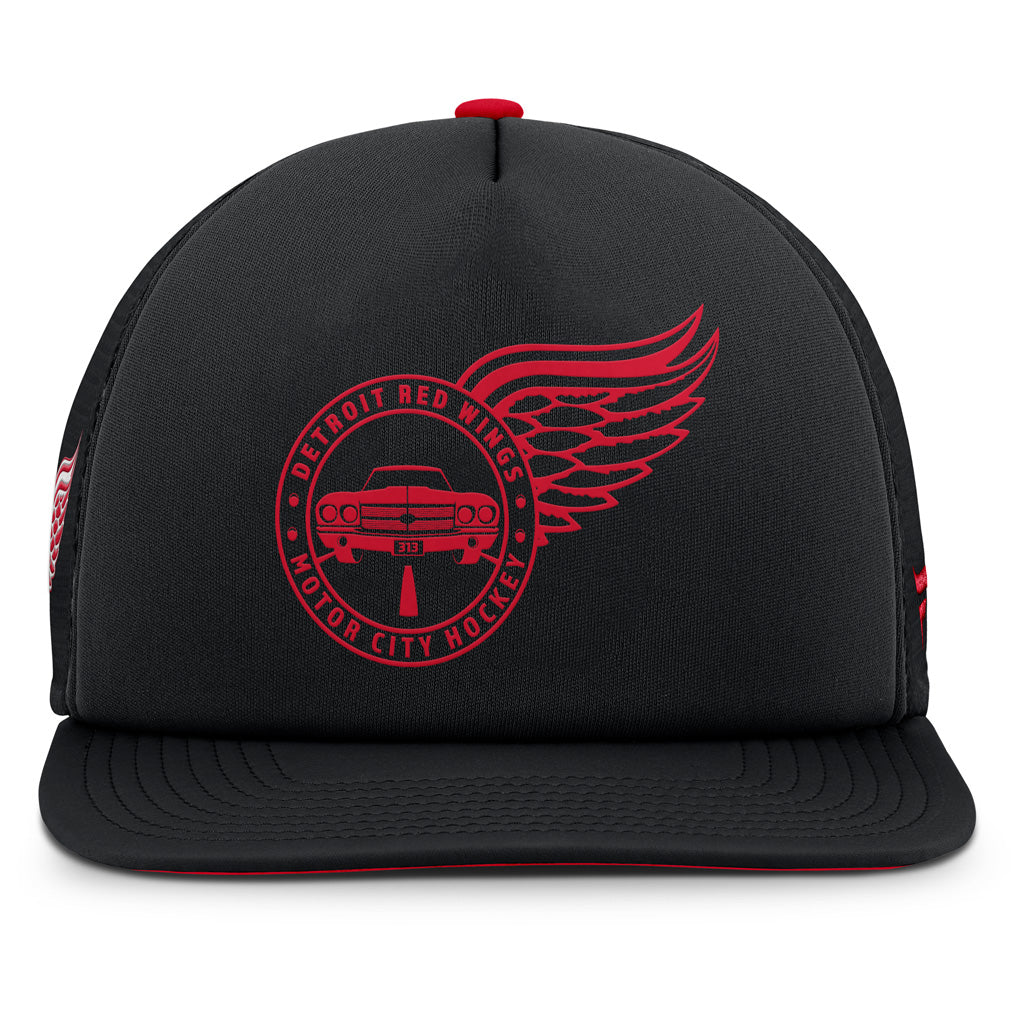 NHL Detroit Red Wings Fanatics Hometown Foam Snapack Hat