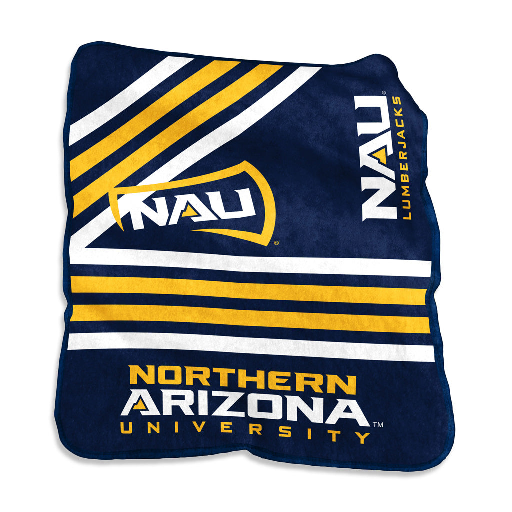 NCAA Northern Arizona Lumberjacks Logo Brands 50x60 Raschel Blanket