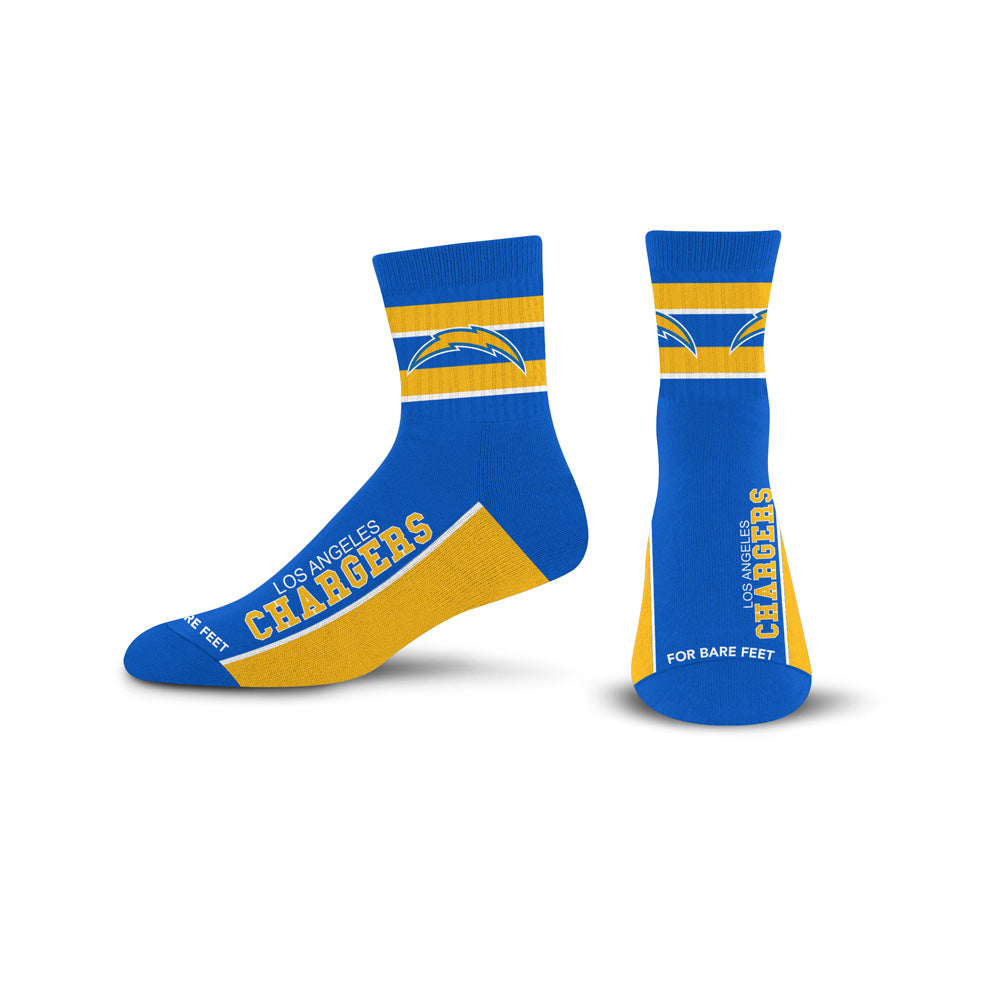 NFL Los Angeles Chargers For Bare Feet Lil&#39; Deuce Ankle Socks