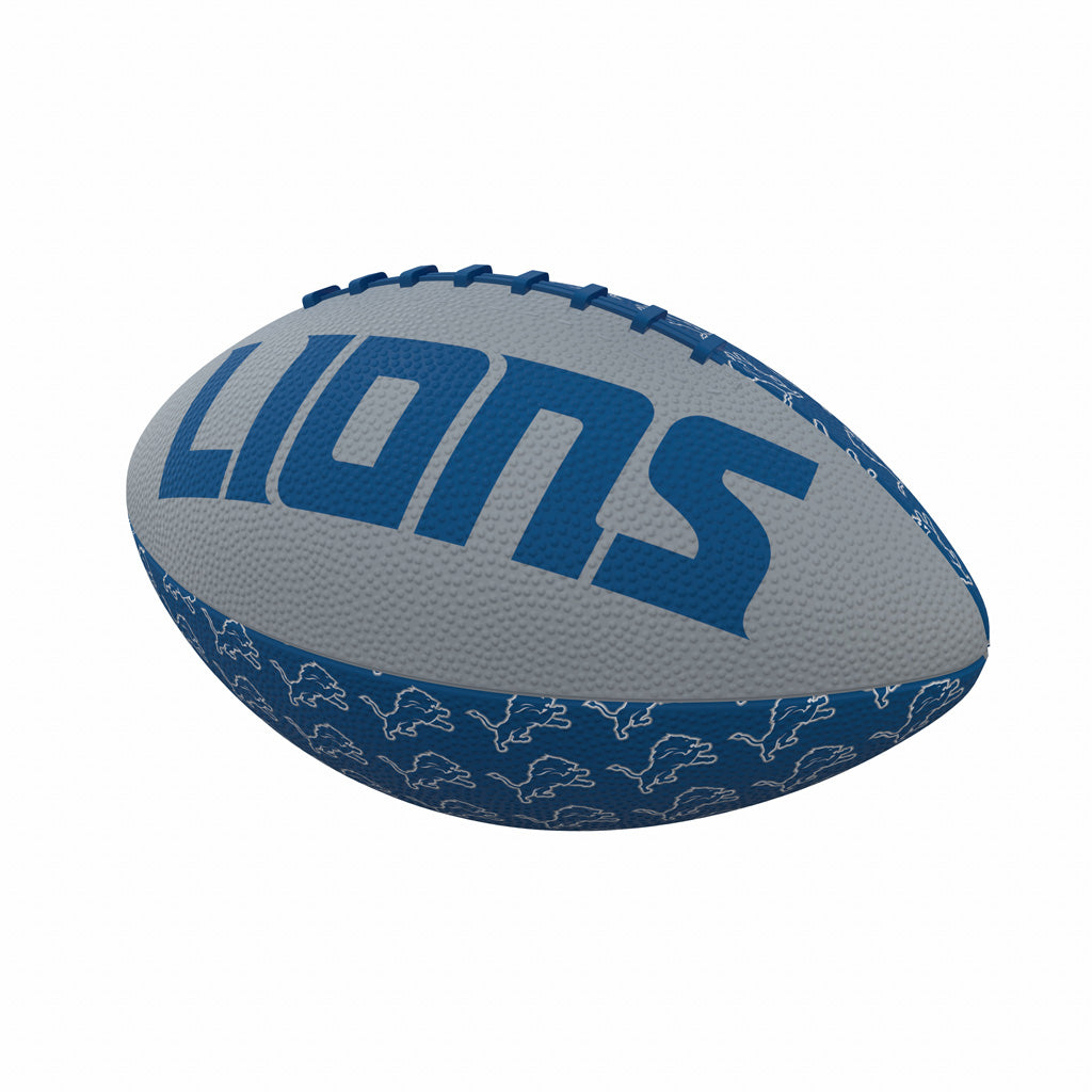 NFL Detroit Lions Logo Brands Mini Rubber Ball