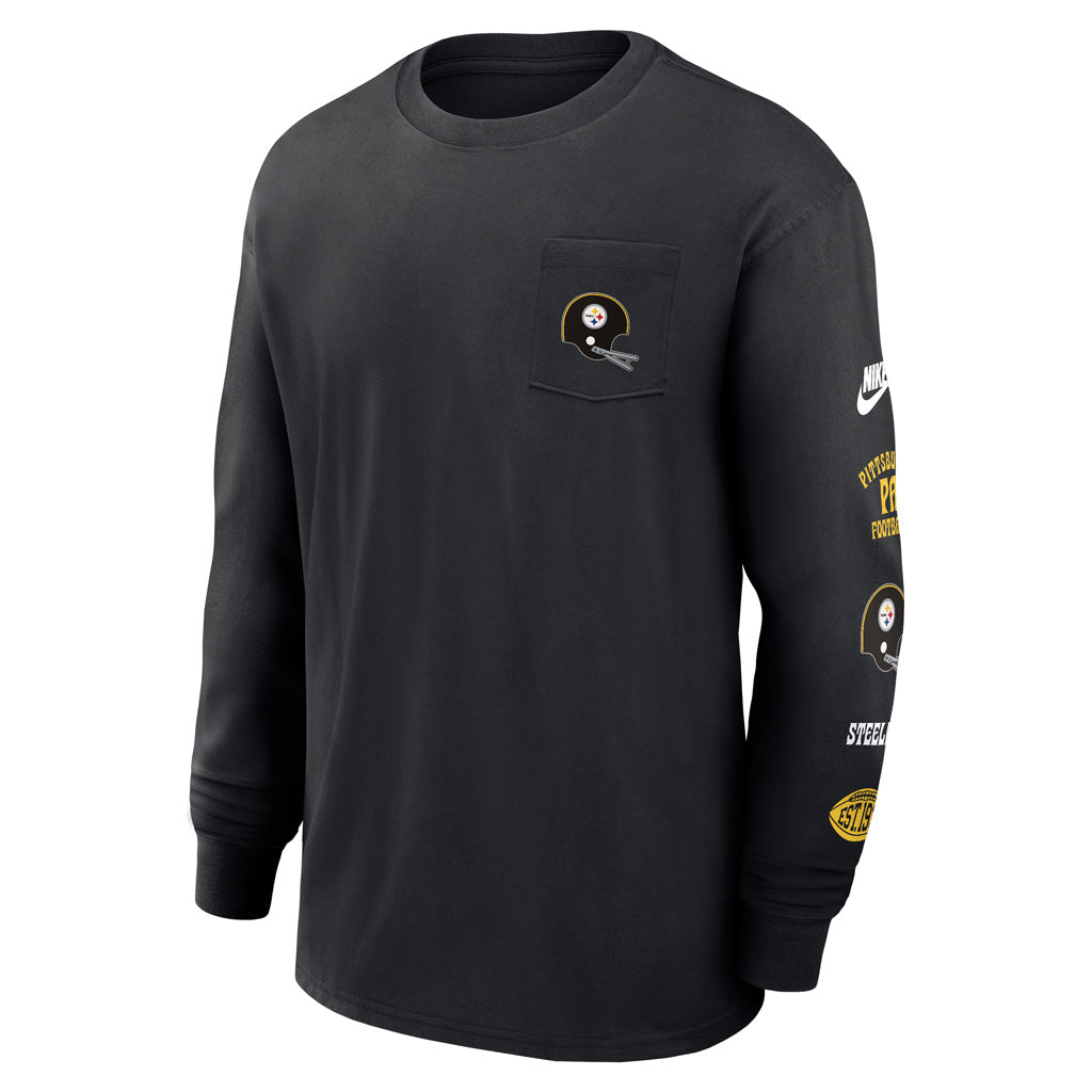 NFL Pittsburgh Steelers Nike Pocket Max90 Long Sleeve T-Shirt