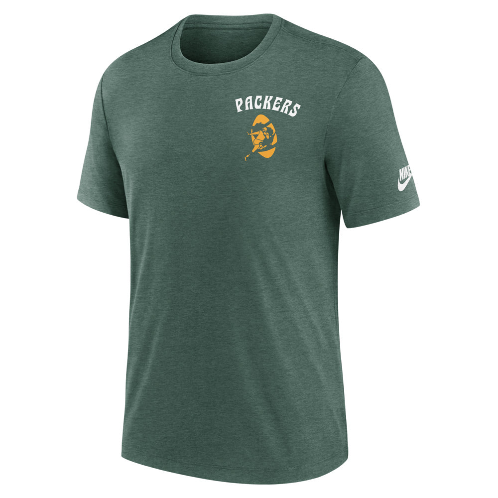 NFL Green Bay Packers Nike 2-Hit Triblend Tee